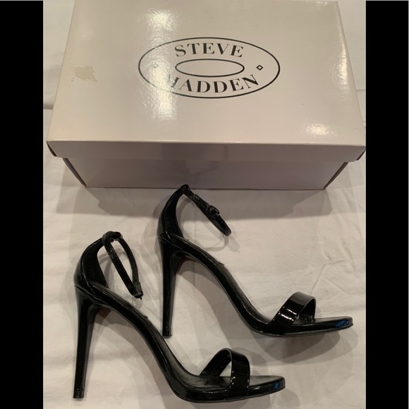 Steve Madden-  Black patent leather Stecy size 7 - Picture 4 of 5